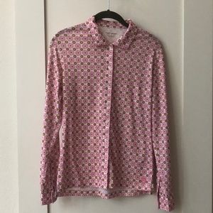 Tory Burch Sport Pink Button Down Shirt - Size S